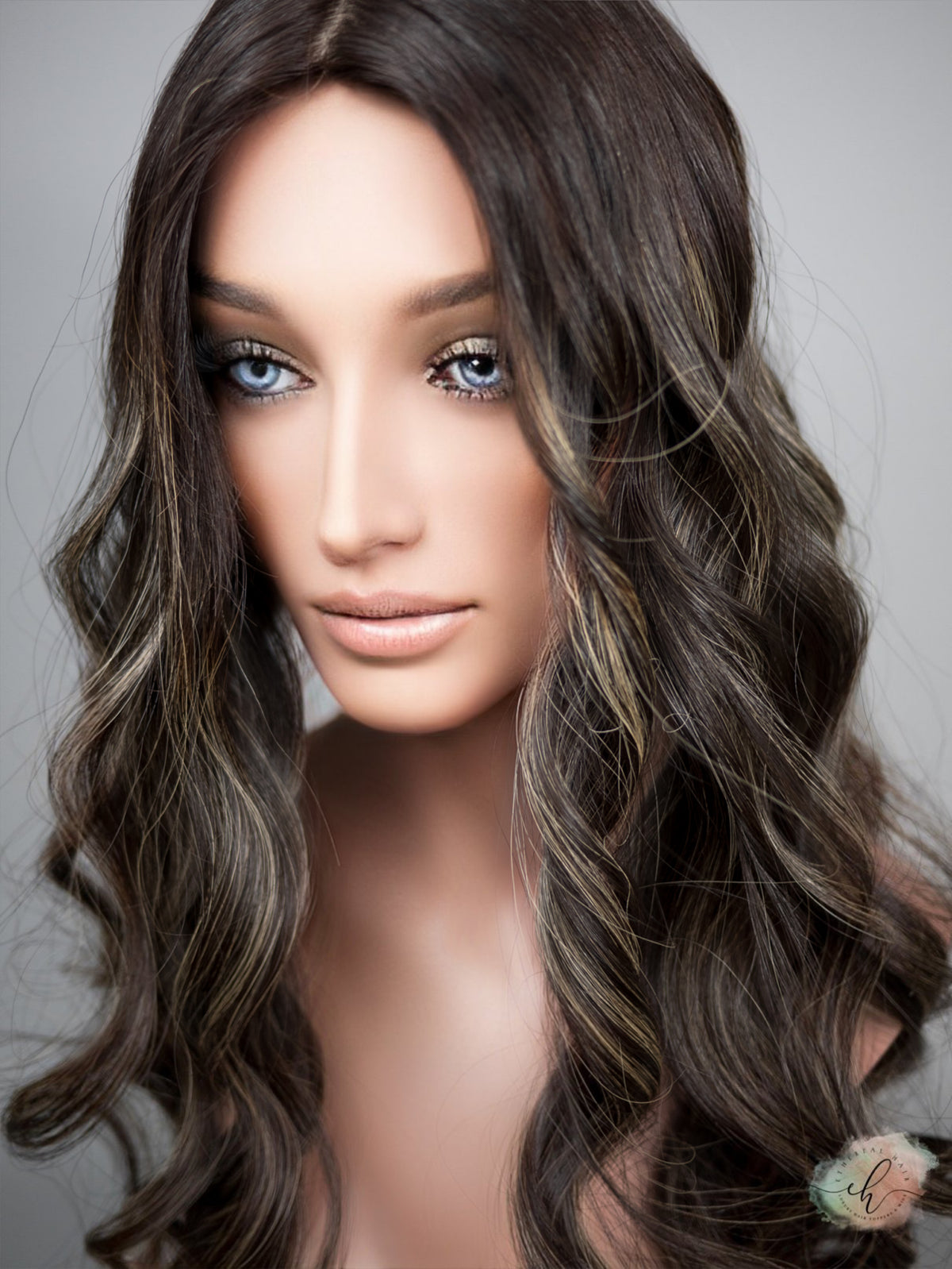 “LARK BALAYAGE" Premium Topper: Silk Top, 9x9, 25"