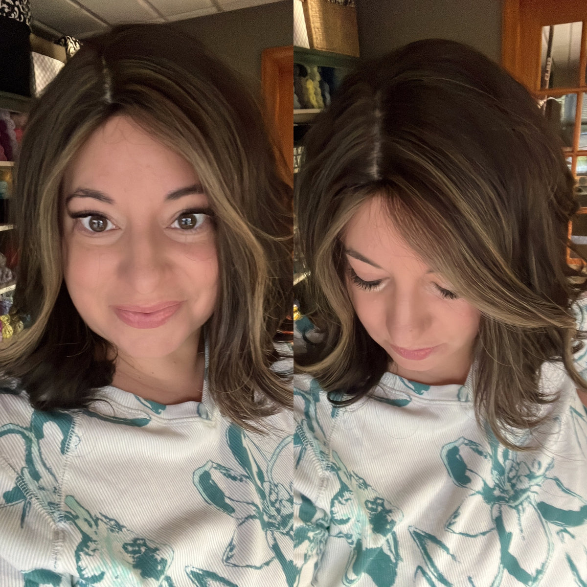 FLASH SALE "TIMELESS MOMENT" Exquisite Wig: Silk Top, Sz. M, 14" LOB