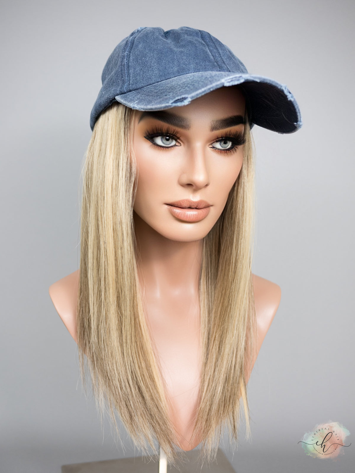 “MILAN" Premium HAT FALL Wig: Sz. M, 22-23"