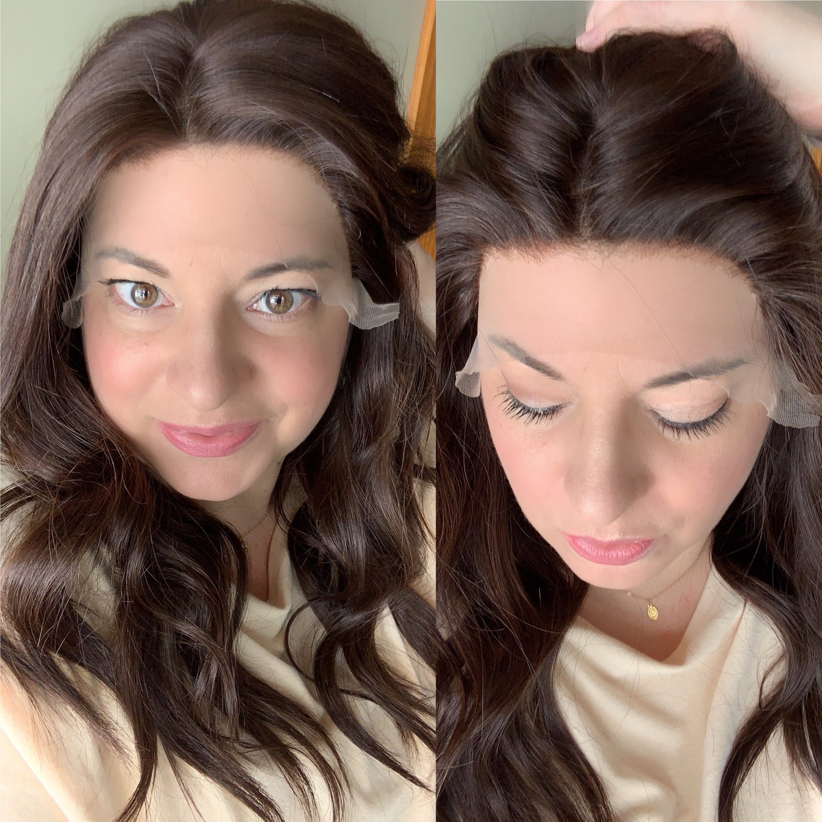 &quot;LARK&quot; Premium Wig: Lace Top, Sz. M, 24&quot;