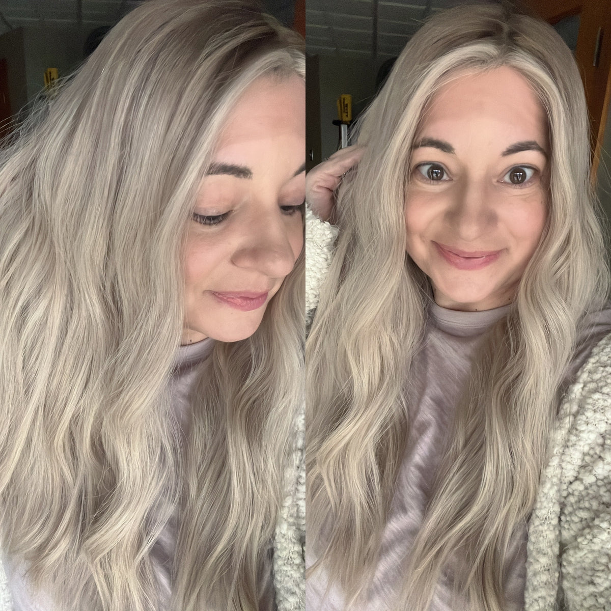 “OPULENCE&quot; Exquisite Wig: Lace Top, Sz. M, 23&quot;