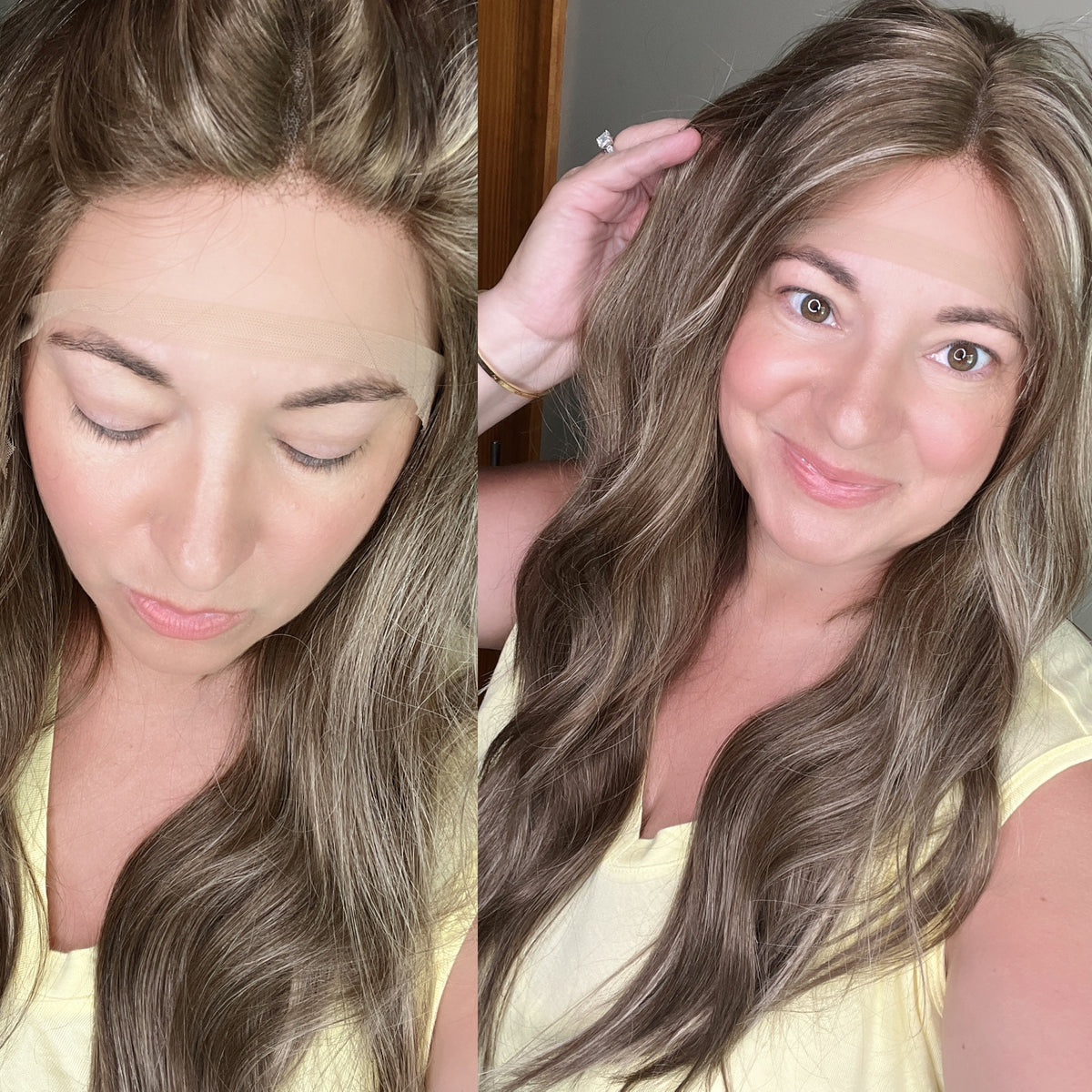“BELLE" Premium Wig: Lace Top, Sz. S/M, 26"