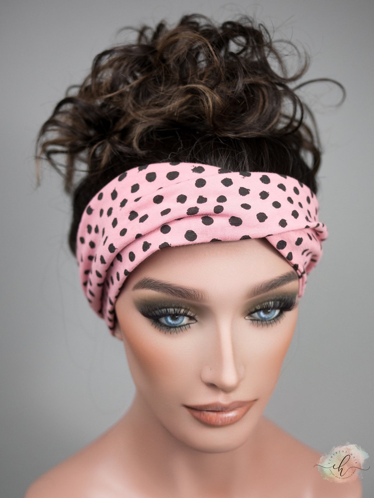 “LARK BALAYAGE" Premium Pony Wig: Sz. M, 21", Curly