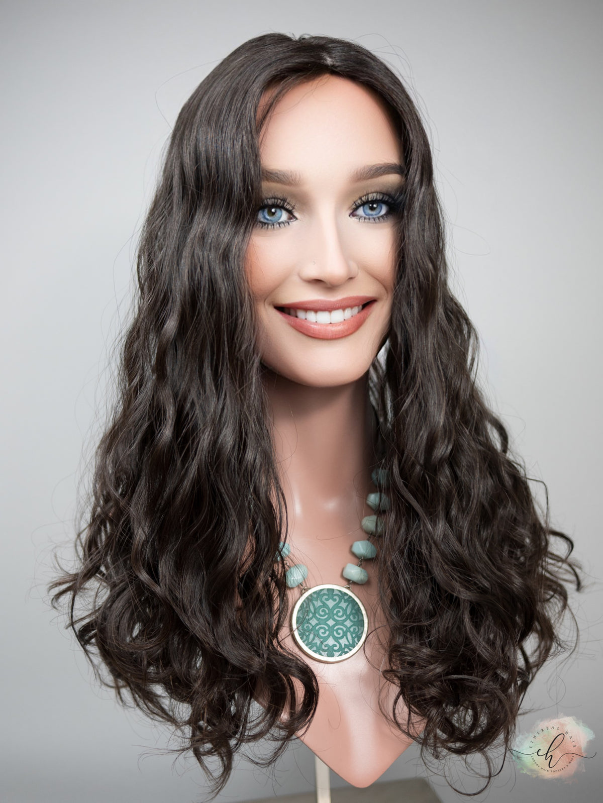 FALL SALE "LARK" Premium Topper: Silk Top, 9x9, 21-22", Curly