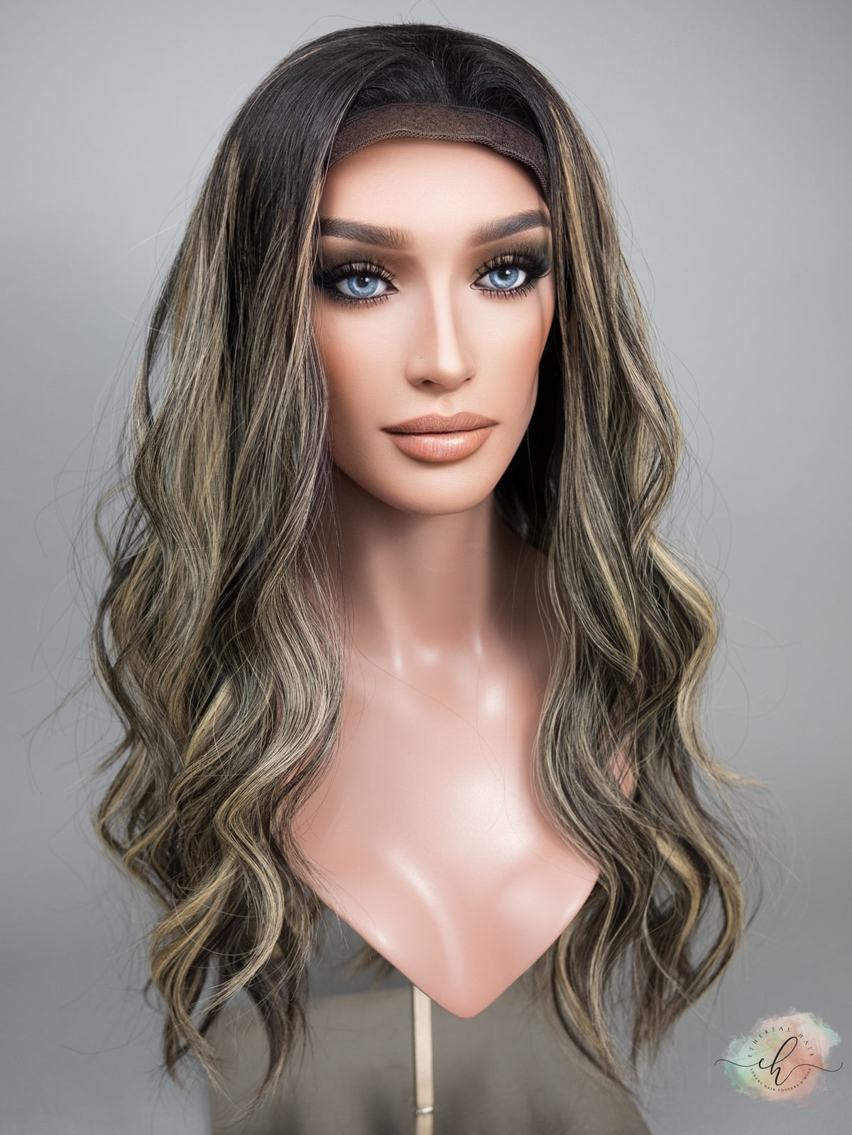 FINAL SALE “RHIANNON BALAYAGE" Premium Pony Wig: Sz. M, 26"