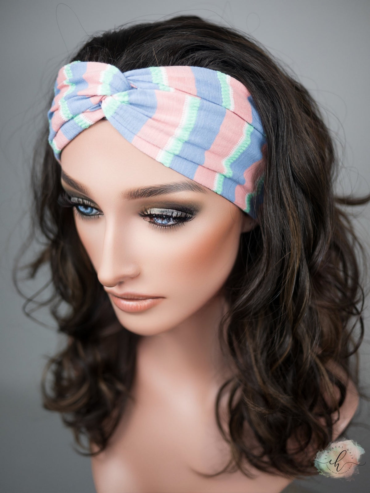 FALL SALE “LARK BALAYAGE" Premium Pony Wig: Sz. L, 21", Curly