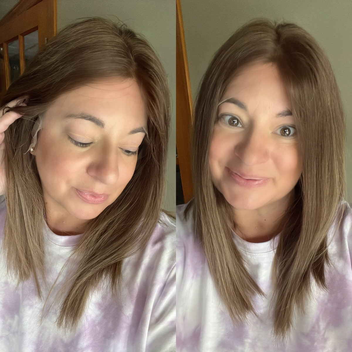 FINAL SALE “ALICIA" Premium Wig: Lace Top, Sz. S, 15" LOB