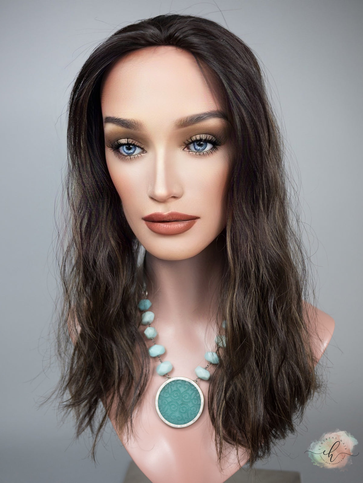 SAMPLE SALE "PIA" Premium Topper:  Fully Wefted, 6x6, 17", Wavy