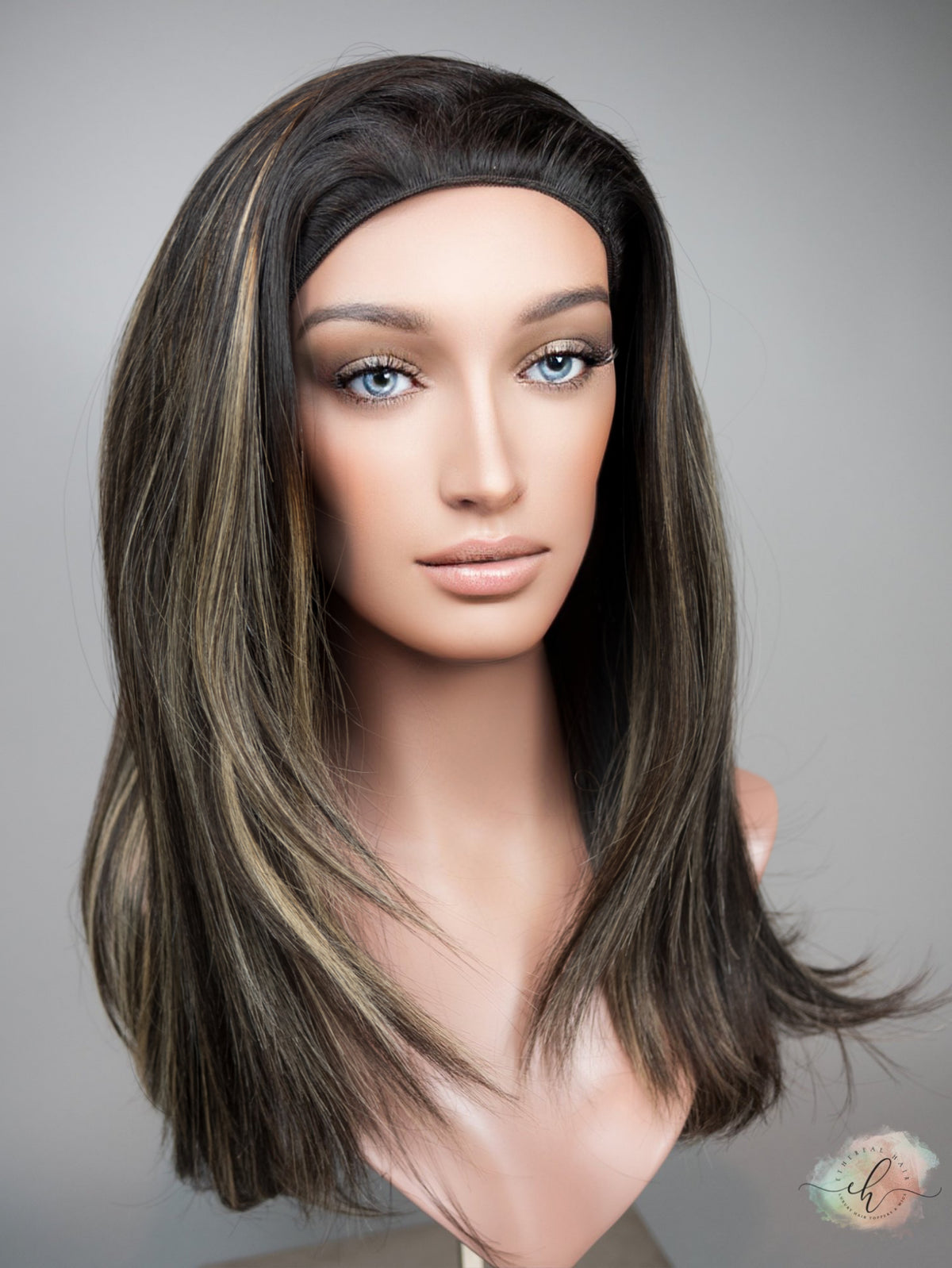 “LARK BALAYAGE" Premium Pony Wig: Sz. L, 23"