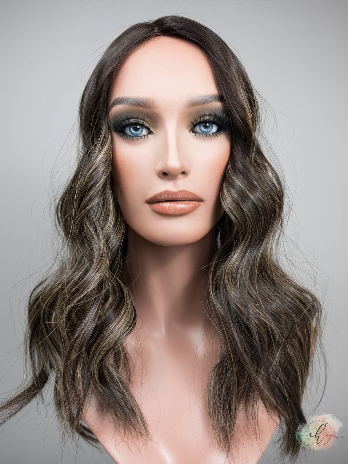 &quot;LUNA BALAYAGE&quot; Premium Topper: Silk Top, 9x9, 19-20&quot;