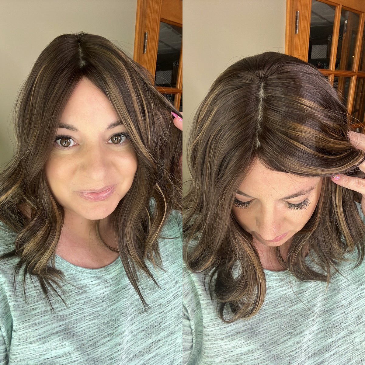 “ROMY&quot; Premium Topper: Silk Top, 9x9, 17&quot;, Layered