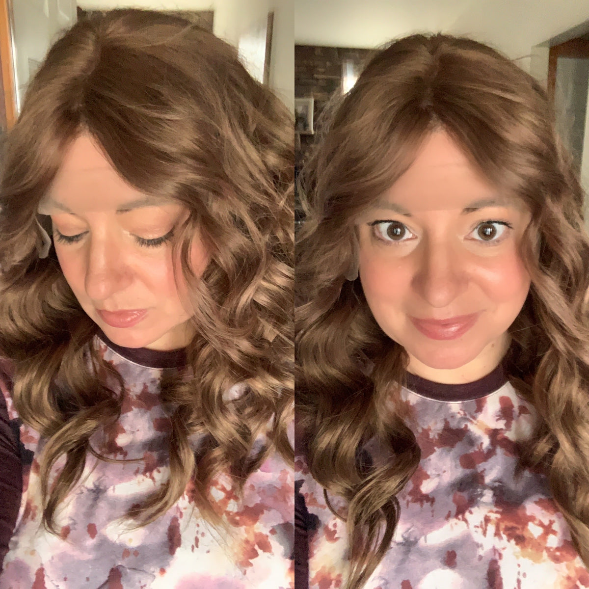 &quot;HELPLESSLY HOPING&quot; Exquisite Wig: Lace Top, Sz. M, 22&quot;