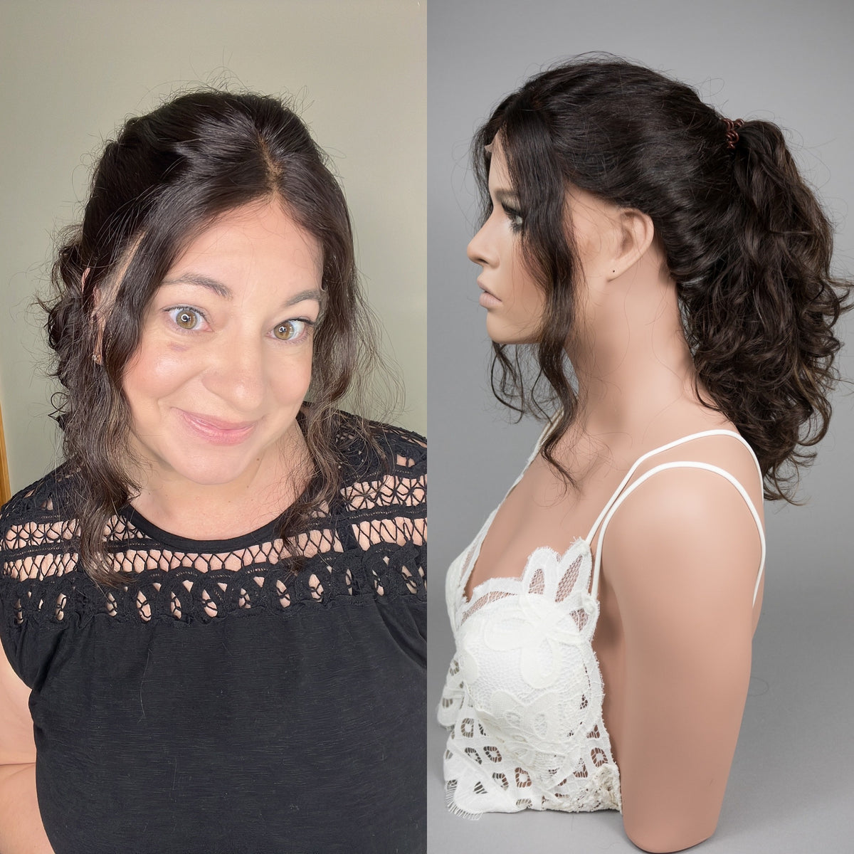 “LARK BALAYAGE" Premium Wig: Lace Top Pony Wig, Sz. S/M, 21"
